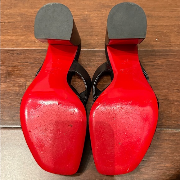 Christian Louboutin Dispo Club 85 Leather Mules - Picture 10 of 13